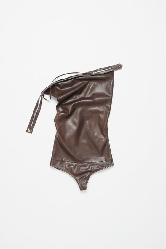 Acne Studios Bodysuit aus Leder Laufsteg-Show JETZT KAUFEN