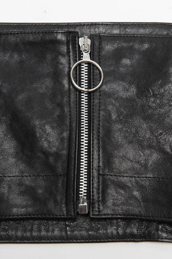 Acne Studios Leather bustier top Laufsteg-Show Neueste Stile