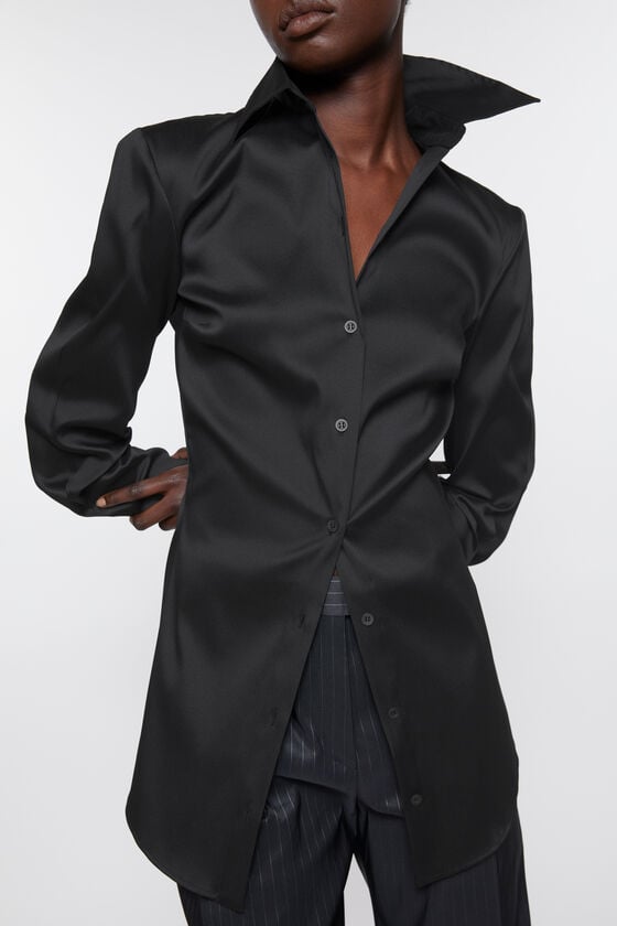 Acne Studios Asymmetric button-up shirt Laufsteg-Show Letzte 2 Tage