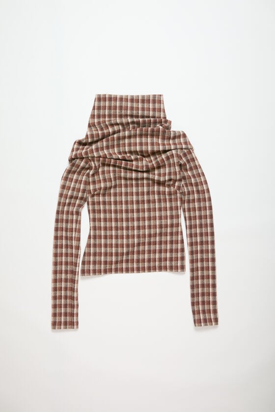 Acne Studios High neckline blouse Laufsteg-Show Letzter Tag