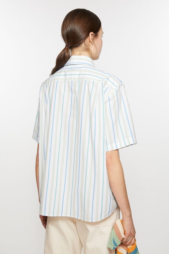 Acne Studios Gestreiftes Hemd mit Knopfleiste Unisex Bis zu 50% Rabatt