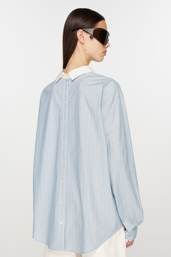 Acne Studios Gestreiftes Hemd Vierteljährliche Förderung