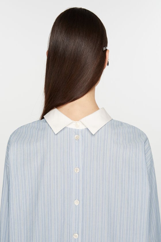 Acne Studios Gestreiftes Hemd Vierteljährliche Förderung