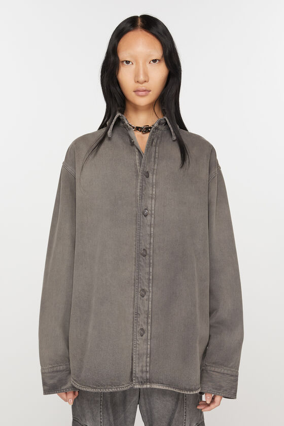 Acne Studios Jeanshemd in lockerer Passform Riesige Rabatte