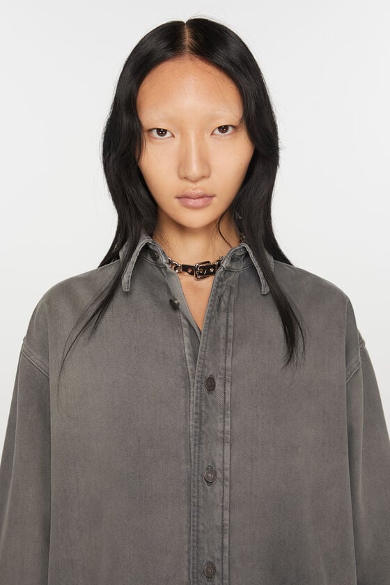 Acne Studios Jeanshemd in lockerer Passform Riesige Rabatte