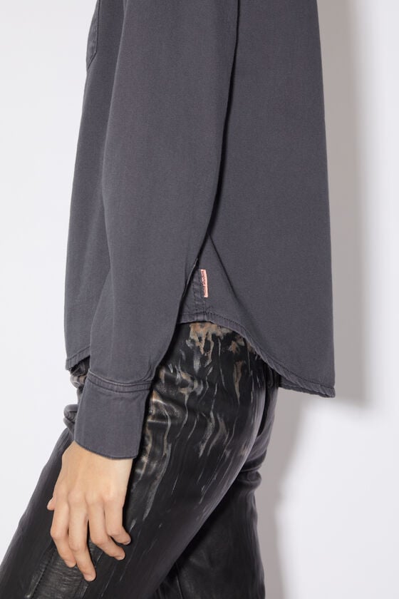 Acne Studios Jeanshemd mit Knopfleiste Clearance-Verkauf