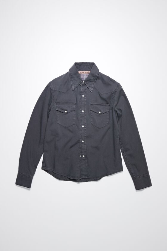 Acne Studios Jeanshemd mit Knopfleiste Clearance-Verkauf