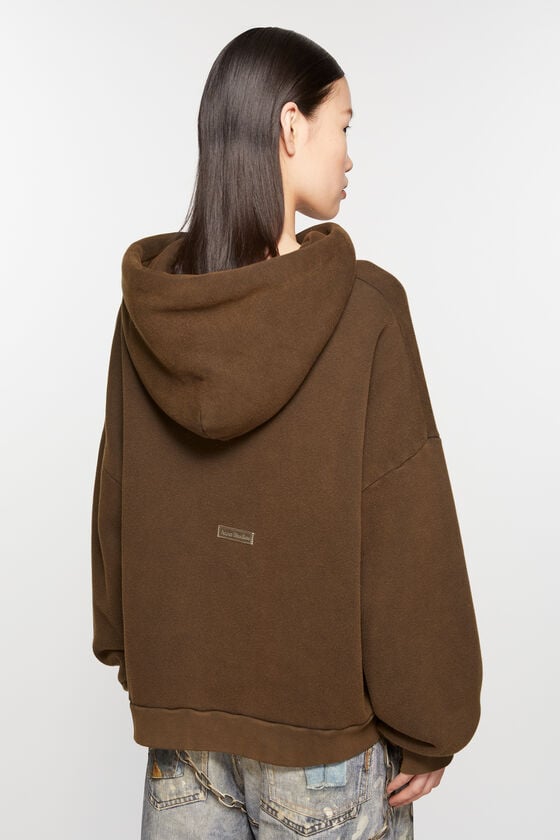 Acne Studios Sweatshirt mit Kapuze und Logoaufnäher Black Friday Preise