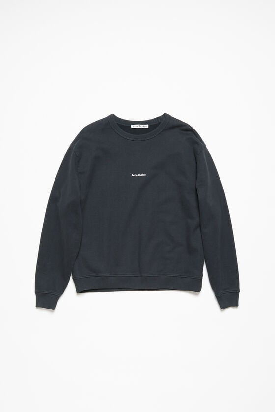 Acne Studios Sweatshirt mit Stempel-Logo Fabrikverkauf