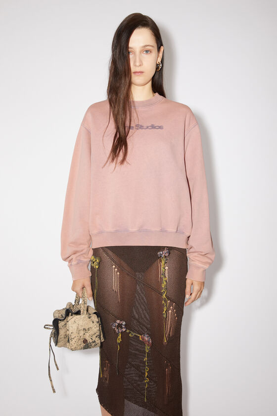 Acne Studios Pullover mit verschwommenem Logo Limitierter Zeitrabatt