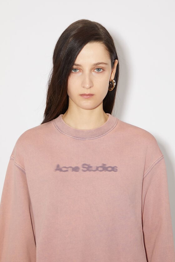 Acne Studios Pullover mit verschwommenem Logo Limitierter Zeitrabatt