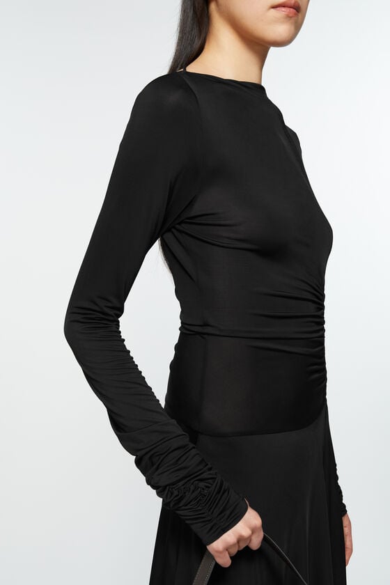 Acne Studios Langärmeliges Kleid Rabatt