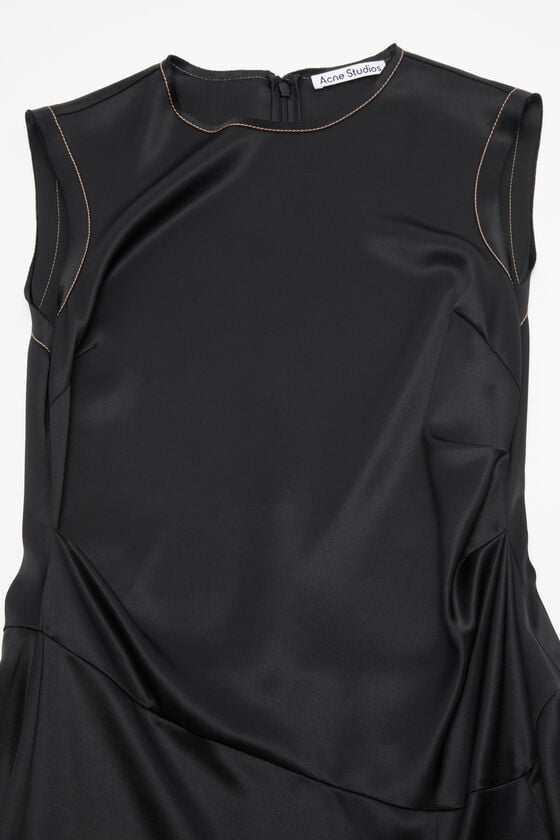 Acne Studios Ärmelloses Kleid aus Satin Günstig kaufen