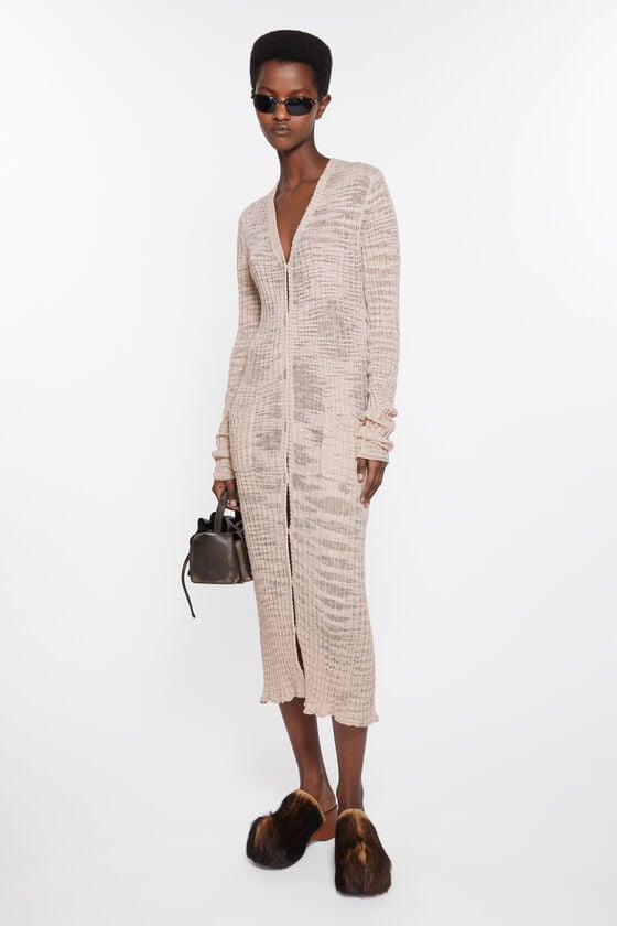 Acne Studios Cardigan aus breitem Rippstrick Versandkostenfrei