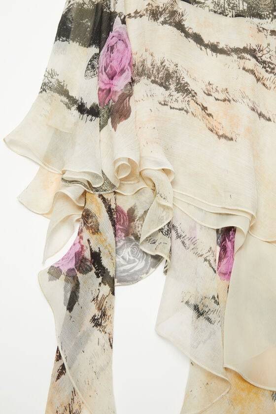 Acne Studios Bedrucktes Trägerkleid Begrenztes Angebot