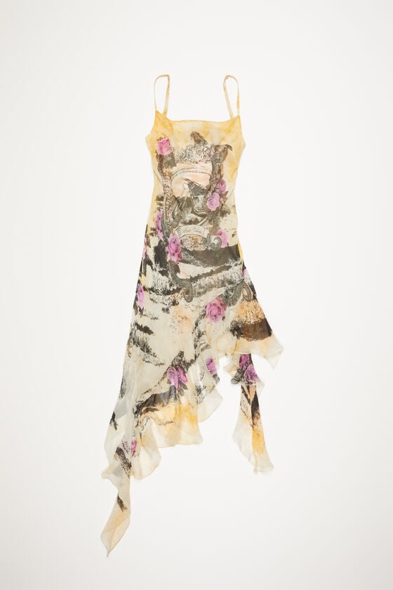 Acne Studios Bedrucktes Trägerkleid Begrenztes Angebot