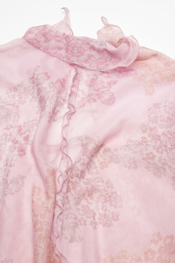 Acne Studios Bedrucktes Kleid aus Chiffon Online Shopping