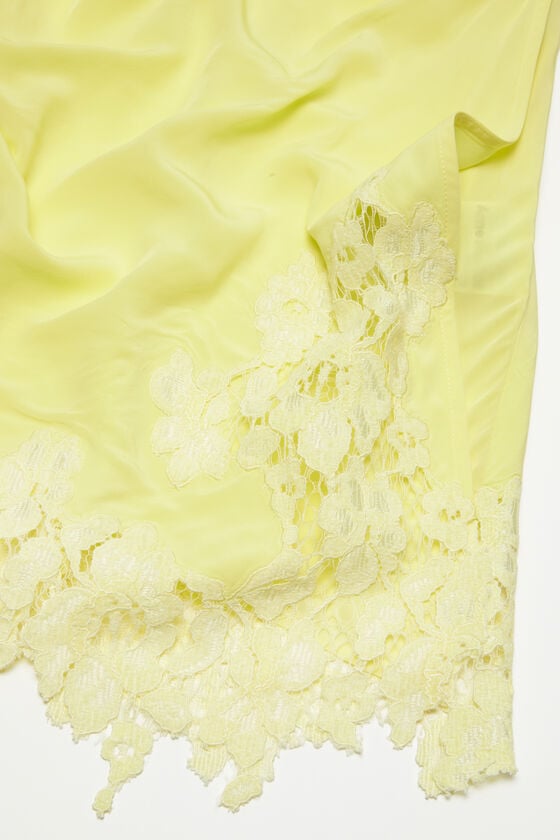 Acne Studios Kleid mit Spitzenbesatz Saisonschlussverkauf