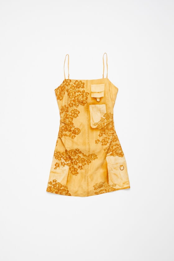 Acne Studios Trägerkleid mit Trompe-l'oeil-Print Osterangebot