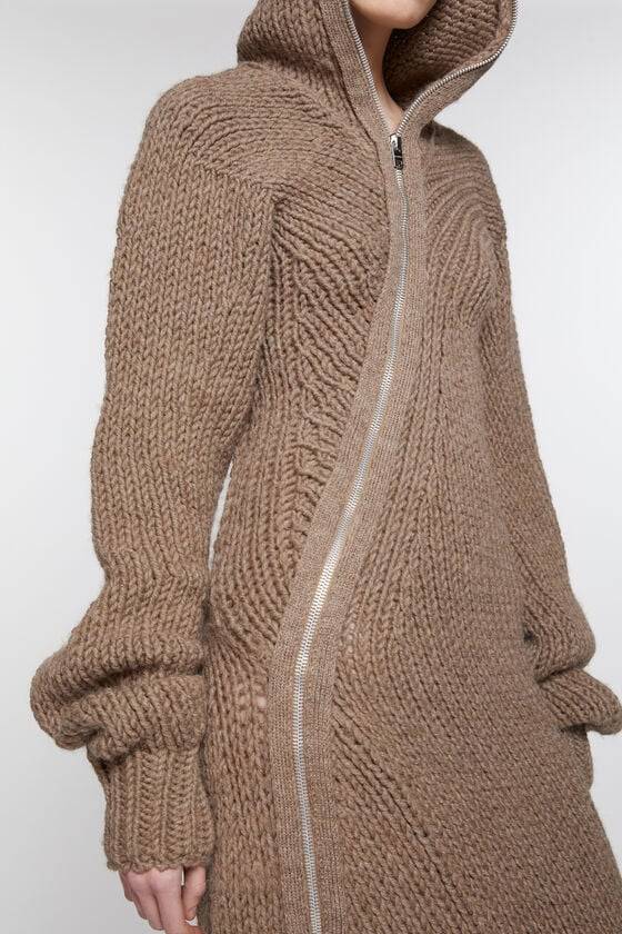 Acne Studios Hooded wool dress Laufsteg-Show Top Angebot
