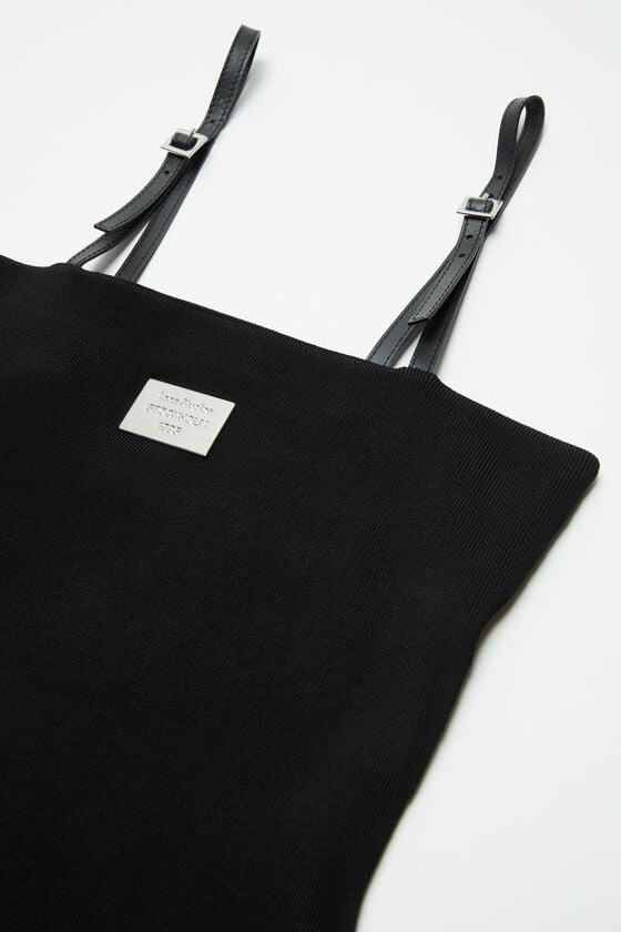 Acne Studios Trägerkleid mit Logo Online Outlet