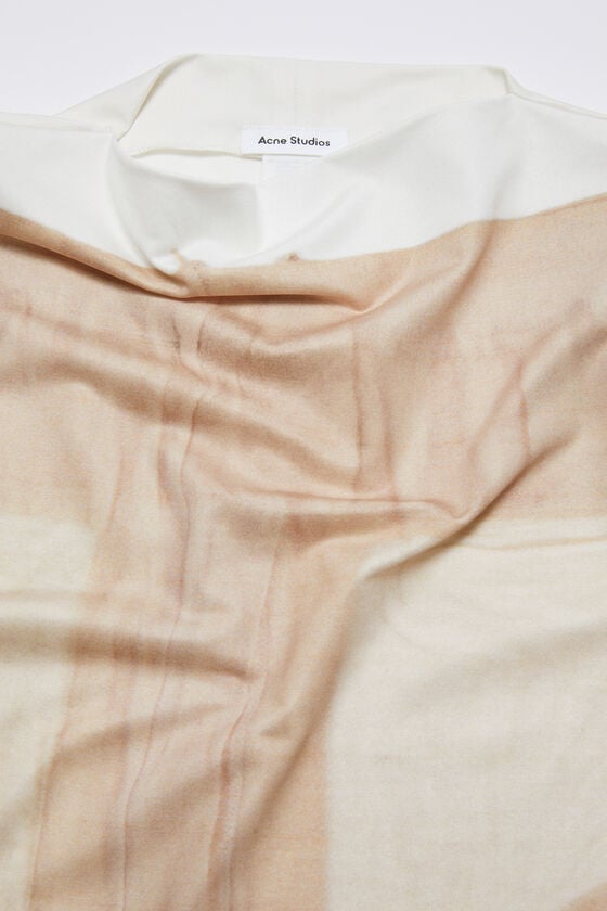 Acne Studios Bedrucktes langes Kleid Laufsteg-Show Zeitlich begrenztes Angebot