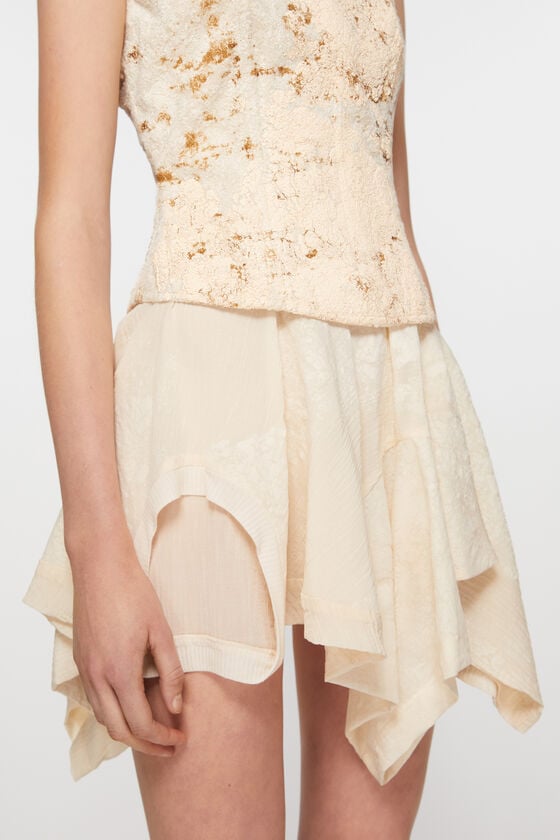 Acne Studios Ärmelloses Kleid mit Print Laufsteg-Show VIP-Rabatte