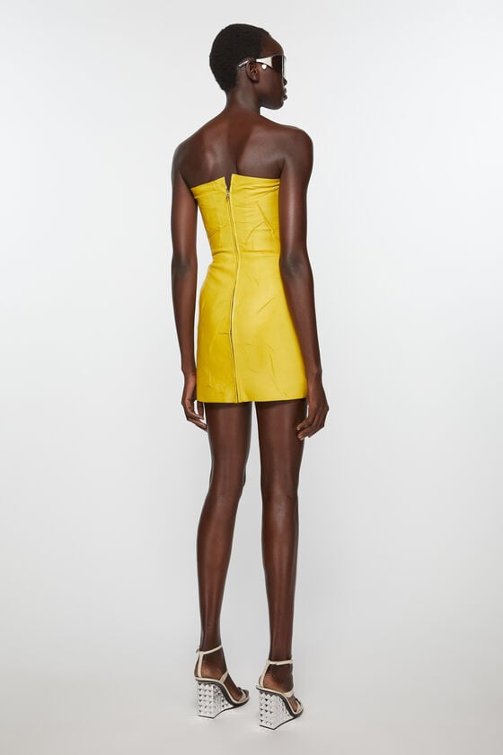 Acne Studios Bustierkleid aus Leder Laufsteg-Show Super Sparpreis