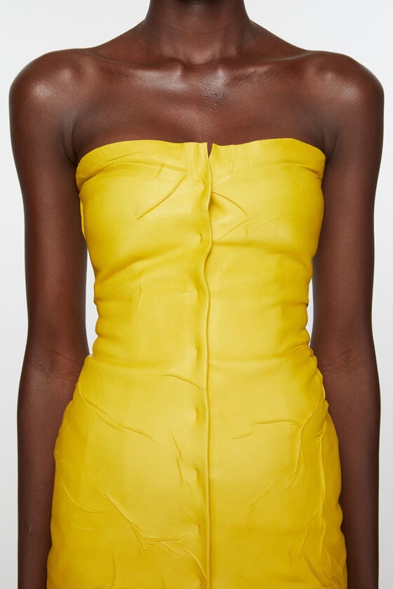 Acne Studios Bustierkleid aus Leder Laufsteg-Show Super Sparpreis