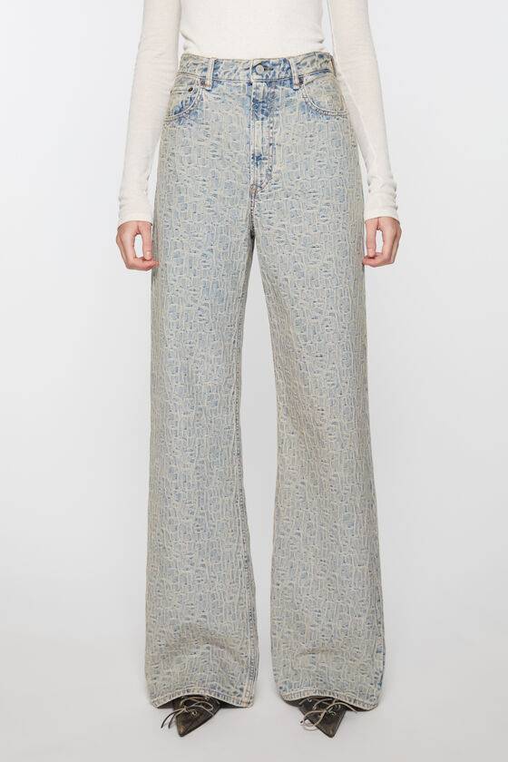Acne Studios Jeans mit entspannter Passform – 2022-Monogramm Im Verkauf