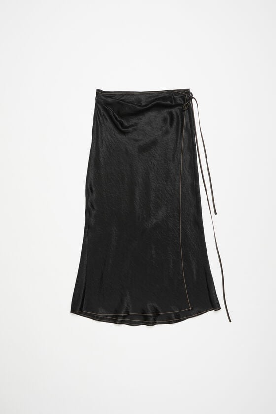 Acne Studios Wickelrock aus Satin Begrenztes Angebot