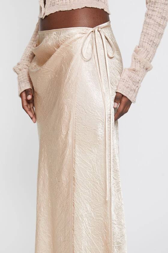 Acne Studios Wickelrock aus Satin Online Shopping