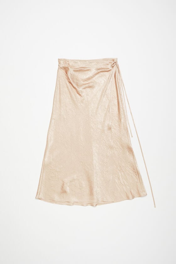 Acne Studios Wickelrock aus Satin Online Shopping