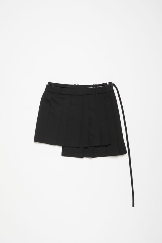 Acne Studios Asymmetrischer Faltenrock Exklusivangebot
