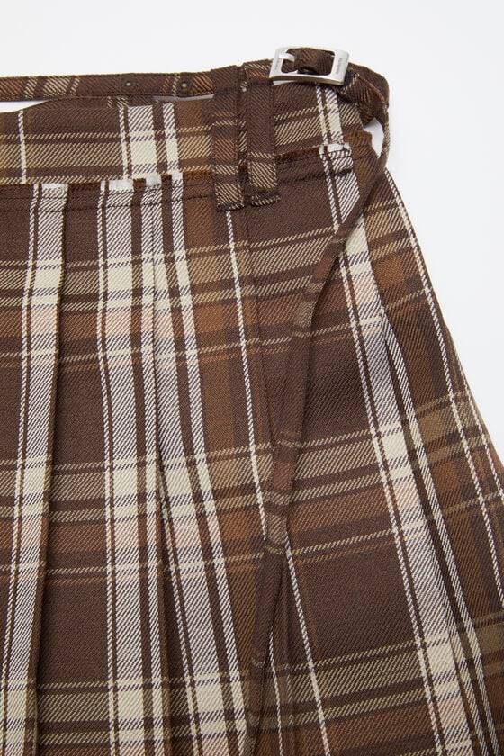 Acne Studios Asymmetrischer Faltenrock Weihnachtsangebot
