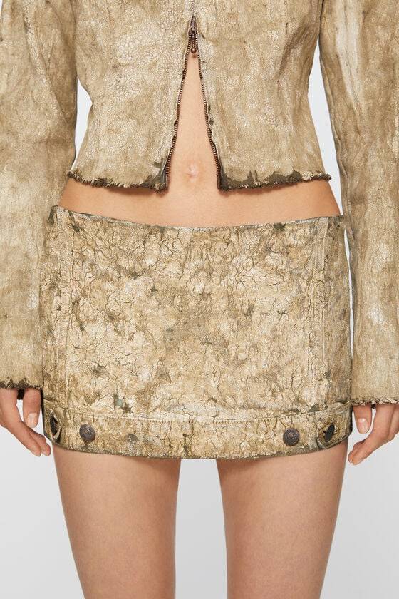 Acne Studios Mikro-Jeansrock Laufsteg-Show Vatertagsangebot