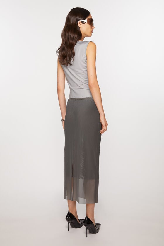 Acne Studios Mesh-Rock Laufsteg-Show Heißer Verkauf