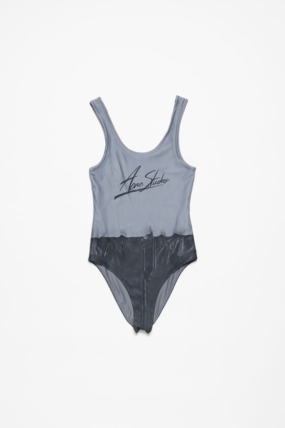 Acne Studios Bedruckter Badeanzug Kostenlose Rückgabe