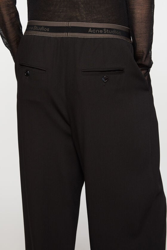 Acne Studios Hose mit Logo-Tape Bis zu 65% Rabatt