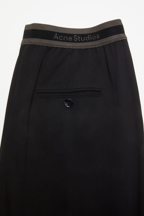 Acne Studios Hose mit Logo-Tape Bis zu 65% Rabatt