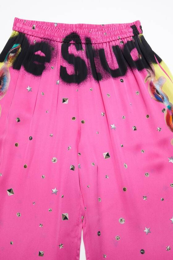 Acne Studios Bedruckte Hose Sonderangebot der Fabrik