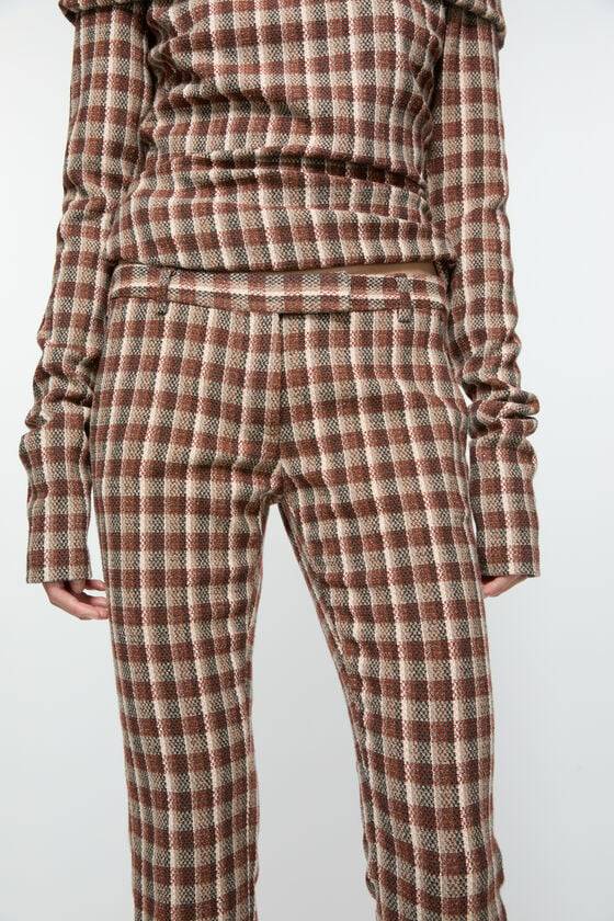 Acne Studios Check tailored trousers Laufsteg-Show Super Rabatt