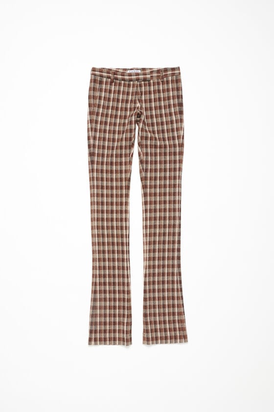 Acne Studios Check tailored trousers Laufsteg-Show Super Rabatt