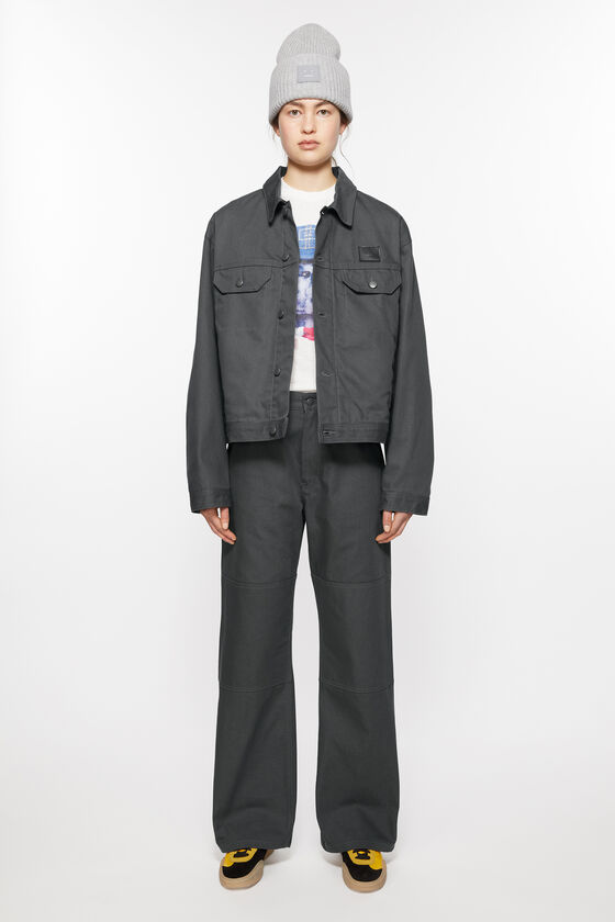 Acne Studios Canvas-Hose mit Patch-Konstruktion Unisex Speichern exportieren