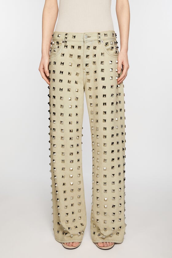 Acne Studios Jeans mit Nieten - Lockere Passform Laufsteg-Show Angebote