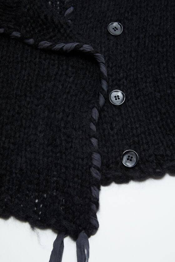 Acne Studios Strickjacke mit Schnürung Fabrik Onlineshop