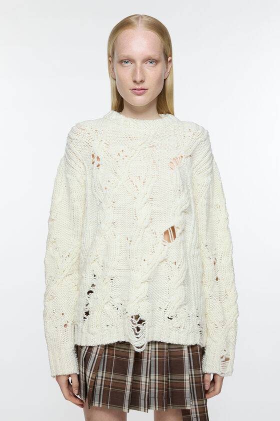 Acne Studios Häkelpullover im Used-Look Online Shopping