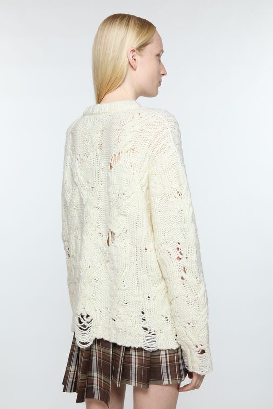 Acne Studios Häkelpullover im Used-Look Online Shopping
