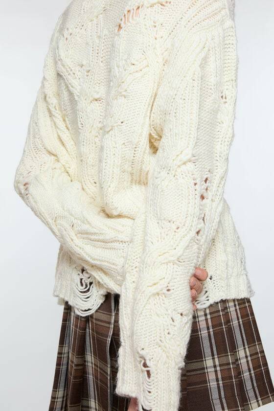 Acne Studios Häkelpullover im Used-Look Online Shopping