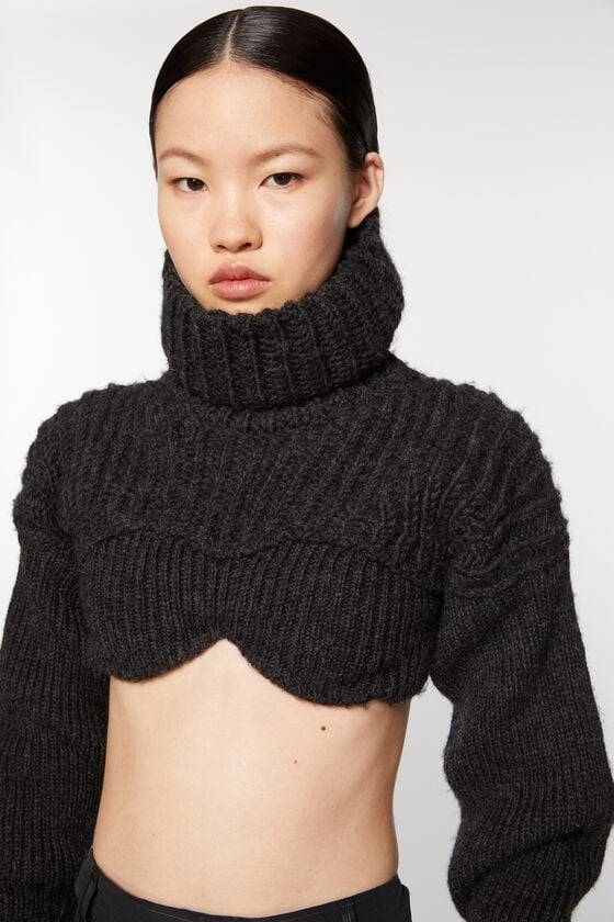 Acne Studios Cropped high neck knit Laufsteg-Show Weihnachtsangebot